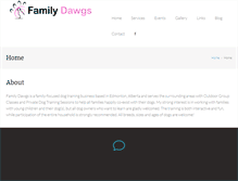 Tablet Screenshot of familydawgs.ca